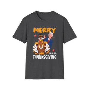 Merry Thanksgiving Turkey Tee — Funny Holiday Graphic  Unisex T-Shirt