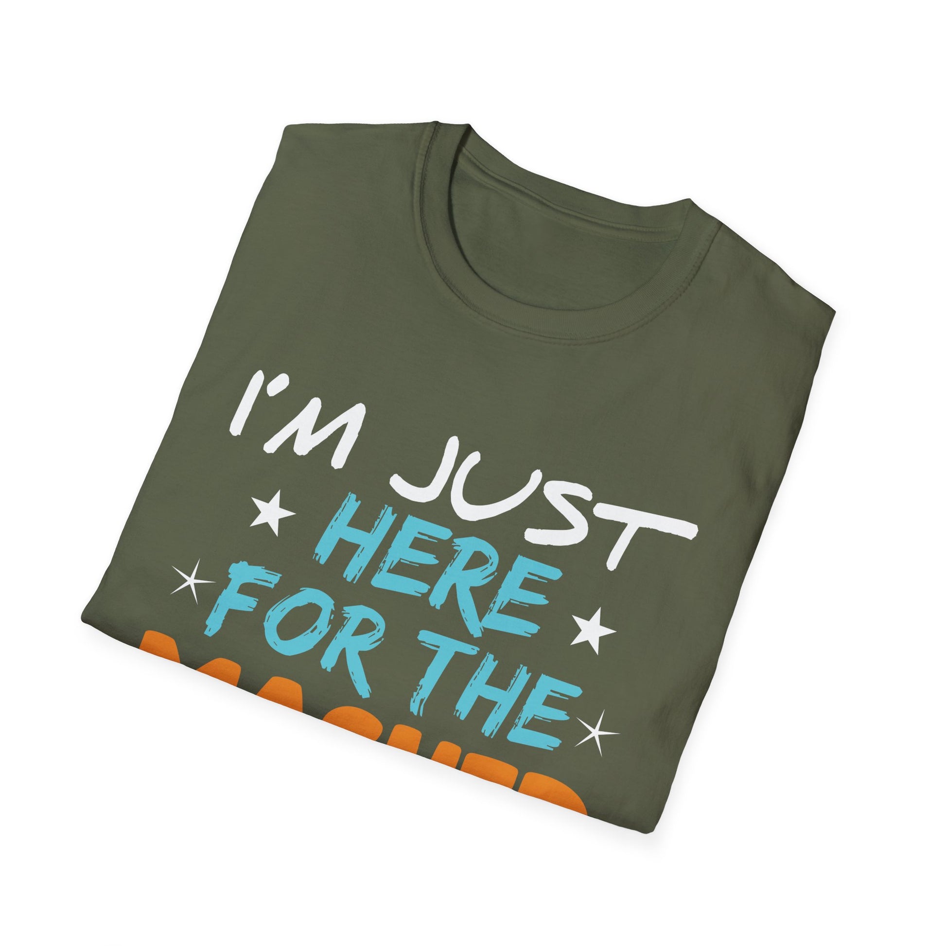 T-Shirt — "I’m Just Here for the Mashed Potatoes" Thanksgiving Shirt