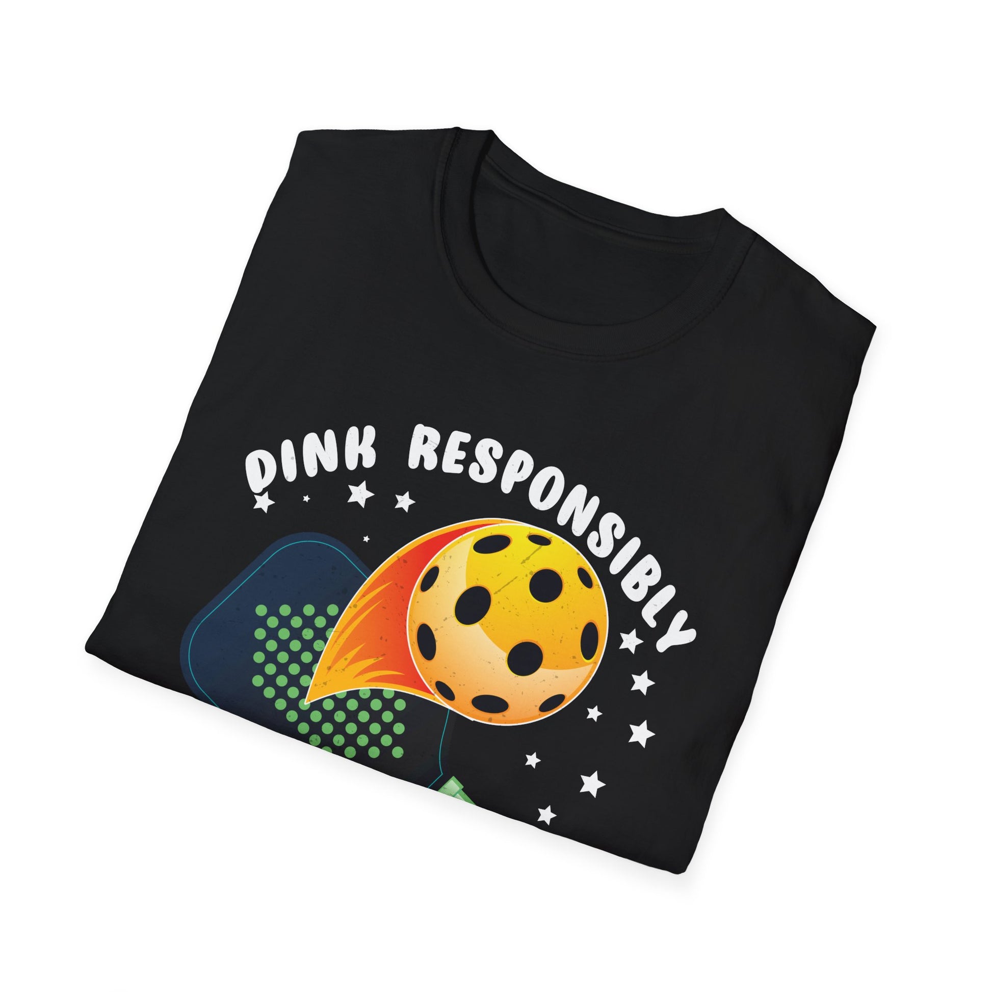 funny vintage dink responsibly don't get smashed pickleball Unisex T-Shirt