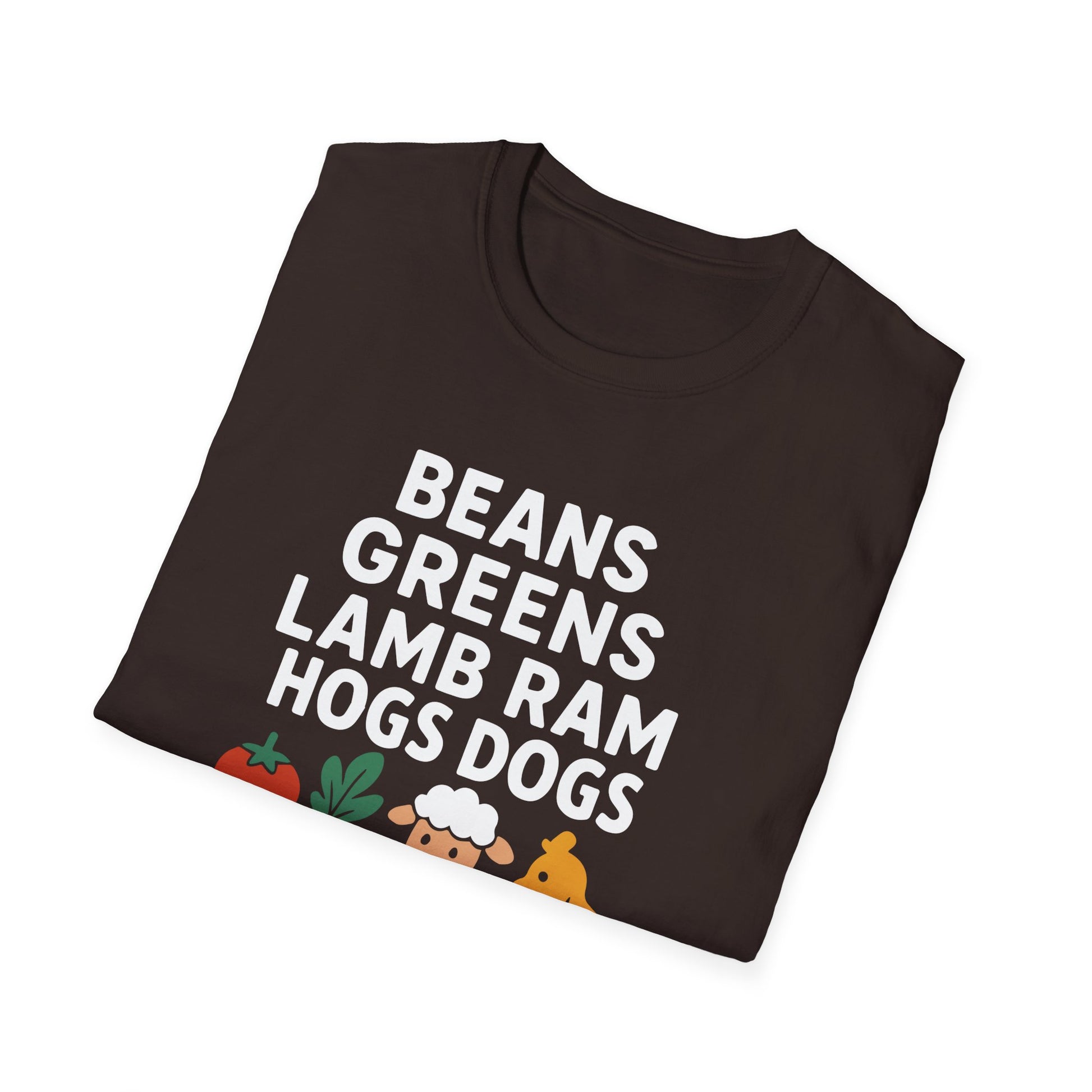 Funny Foodie Beans, Greens & More  Unisex T-Shirt