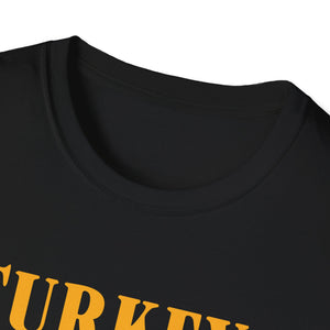 Turkey and Touchdowns T-Shirt — Thanksgiving Football Tee  Unisex T-Shirt