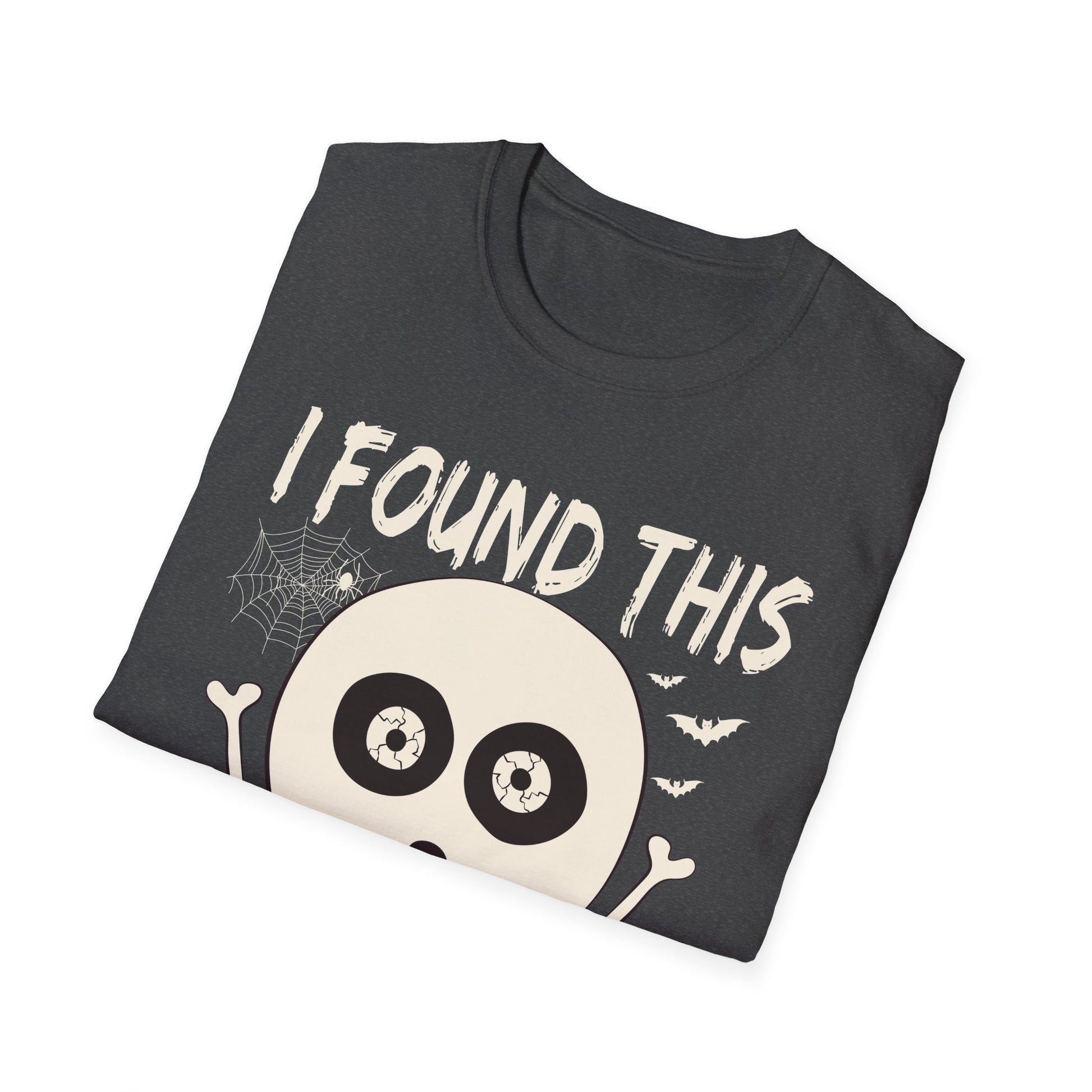 I Found This Humrus Skull T-Shirt — Funny Halloween Pun Tee
