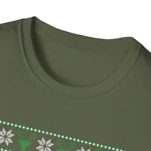 I Hate Christmas T-Shirt - Funny Anti-Christmas Ugly Sweater Design