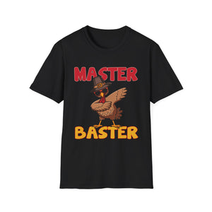 Master Baster Turkey T-Shirt — Funny Thanksgiving Pilgrim Turkey Tee  Unisex T-Shirt