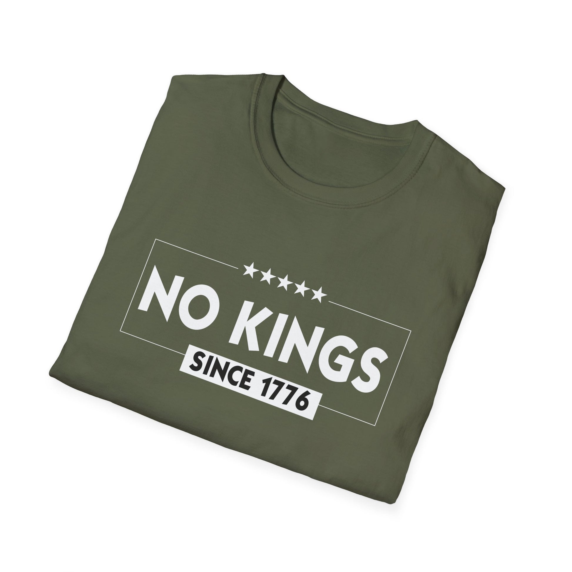 T-Shirt — "No Kings Since 1776" Patriotic Independence Day Tee