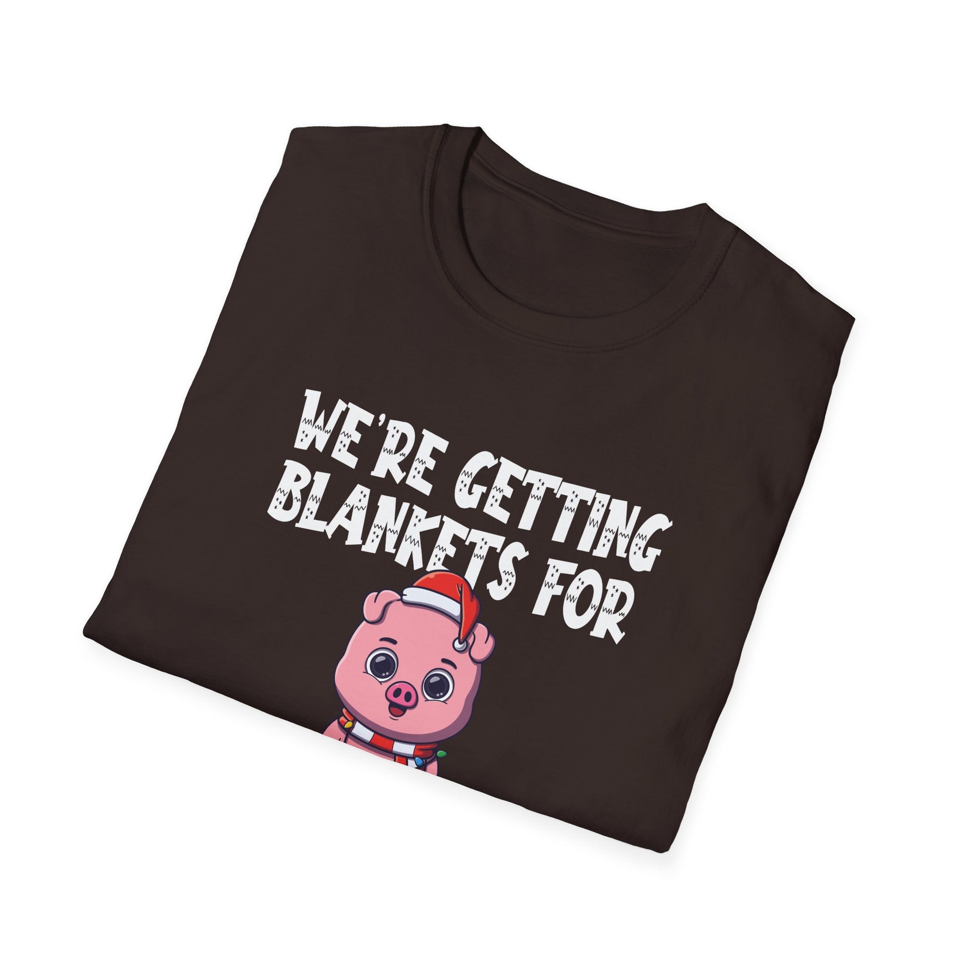 Funny Festive Pigs in Blankets Christmas Unisex T-Shirt