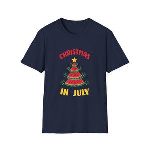 Christmas In July T-Shirt — Festive Summer Holiday Tee
