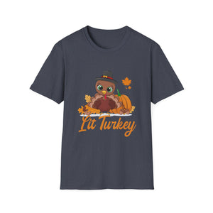 Thanksgiving Lit Turkey Unisex T-Shirt