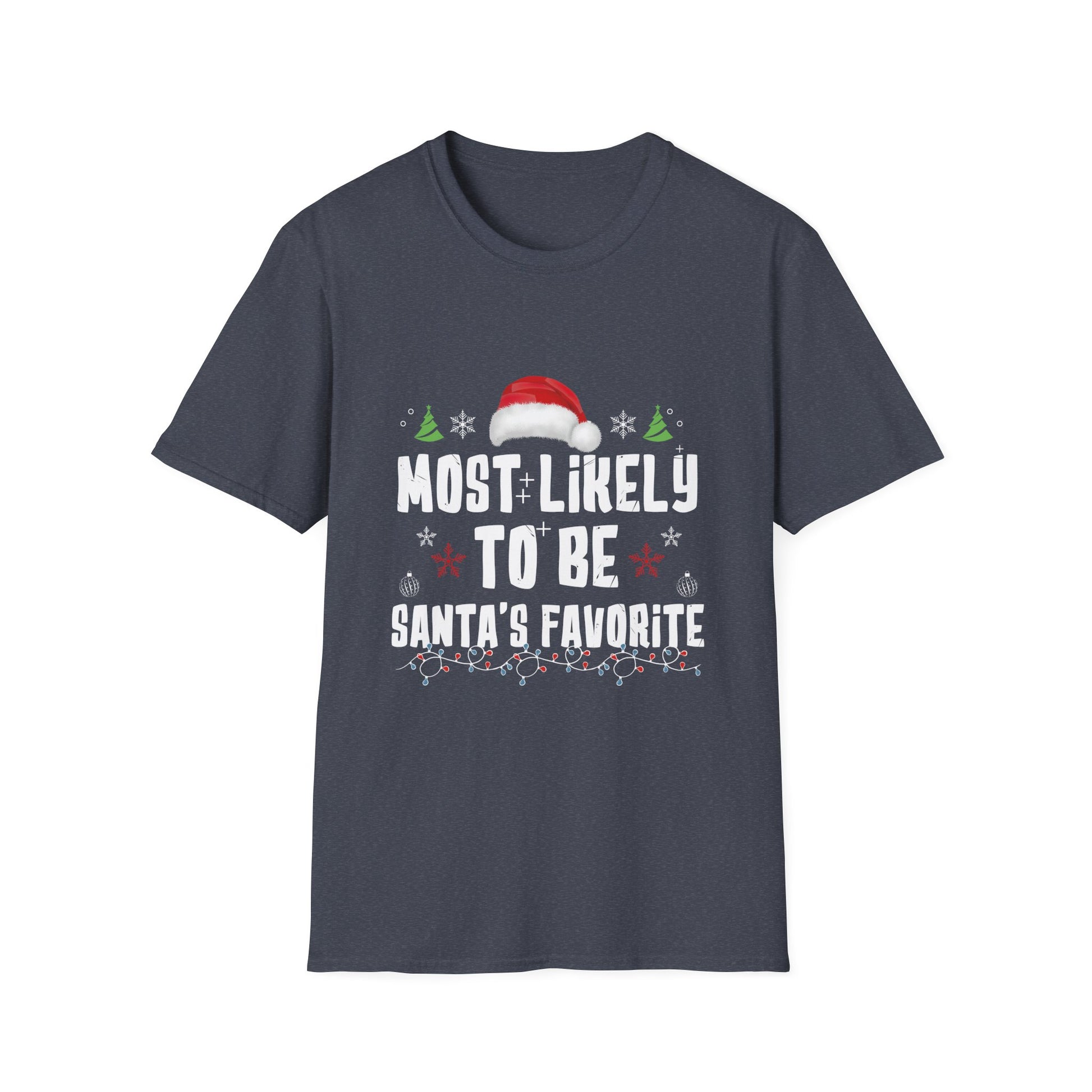 Most Likely To Be Santa_s Favorite Christmas Family Matching T-Shirt