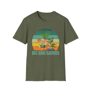 Big Bro Saurus Dinosaur T-Shirt — Retro Vintage Brother Tee