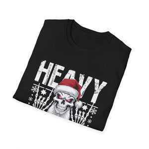 Heavy Christmas Skull Santa T-Shirt
