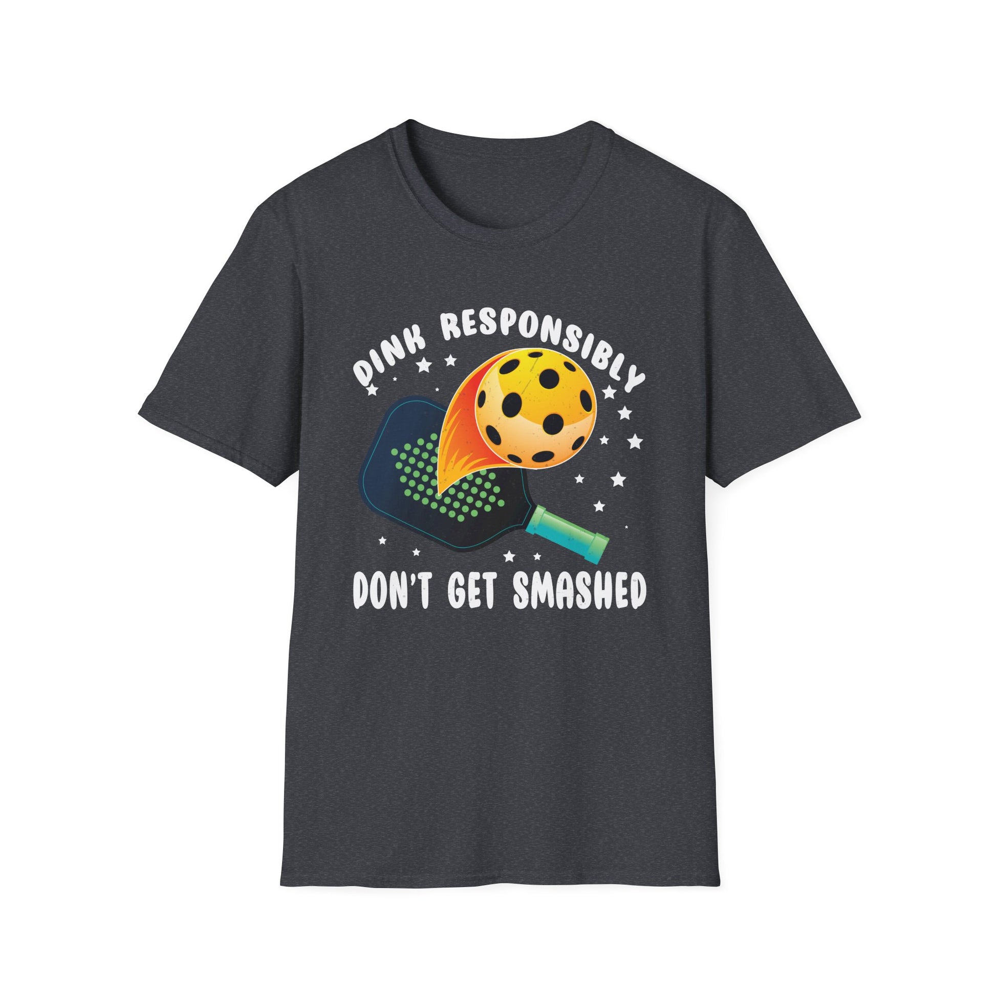 funny vintage dink responsibly don't get smashed pickleball Unisex T-Shirt