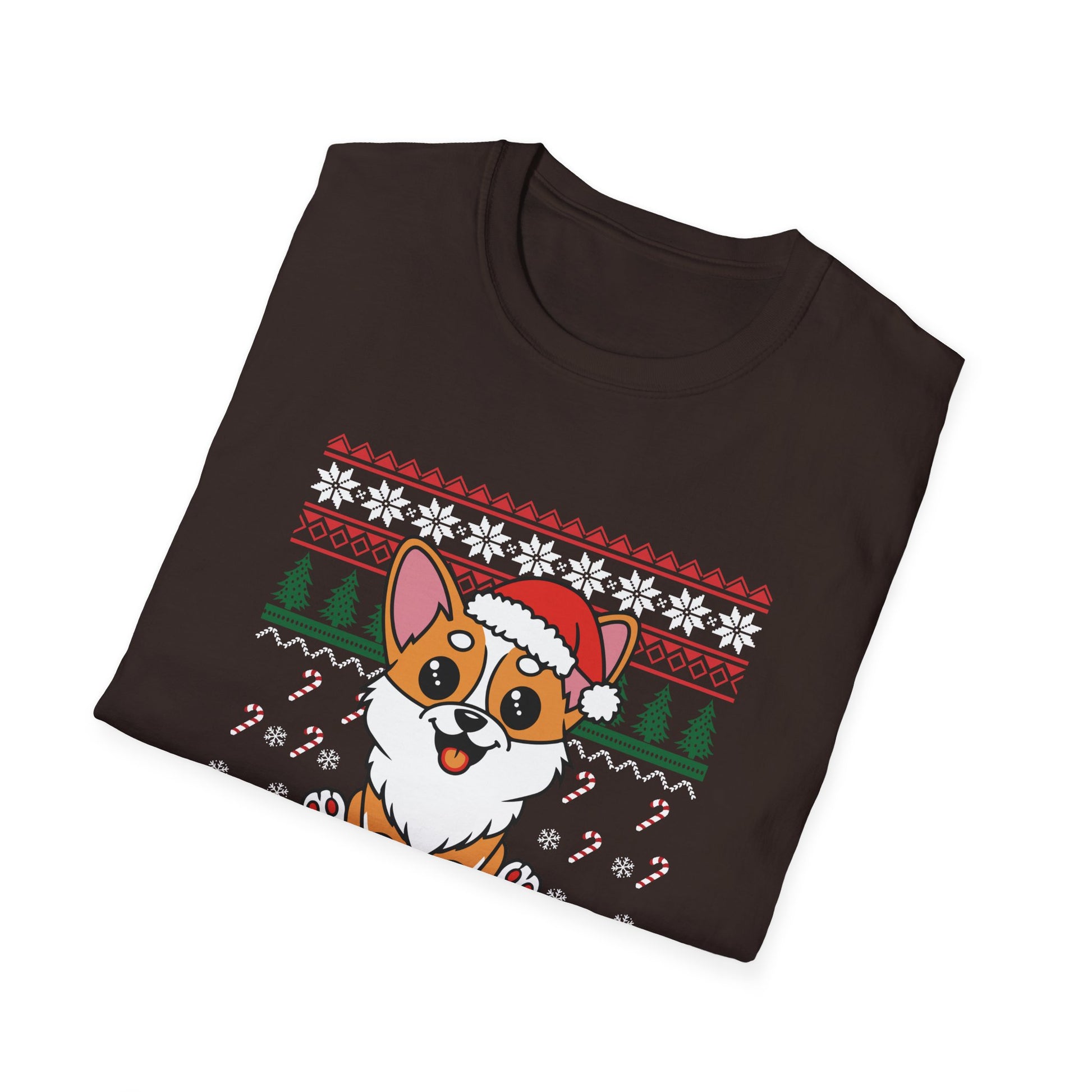 Christmas Corgi T-Shirt — Merry Christmas Holiday Dog Tee