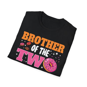 Brother of the Two Sweet Birthday T-Shirt – Donut 2nd Birthday Tee