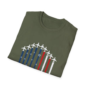 Patriotic Airplane Flag T-Shirt