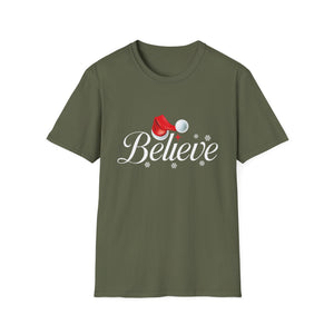 Believe Christmas Shirt Xmas Graphic  Christmas Vacation Unisex T-Shirt