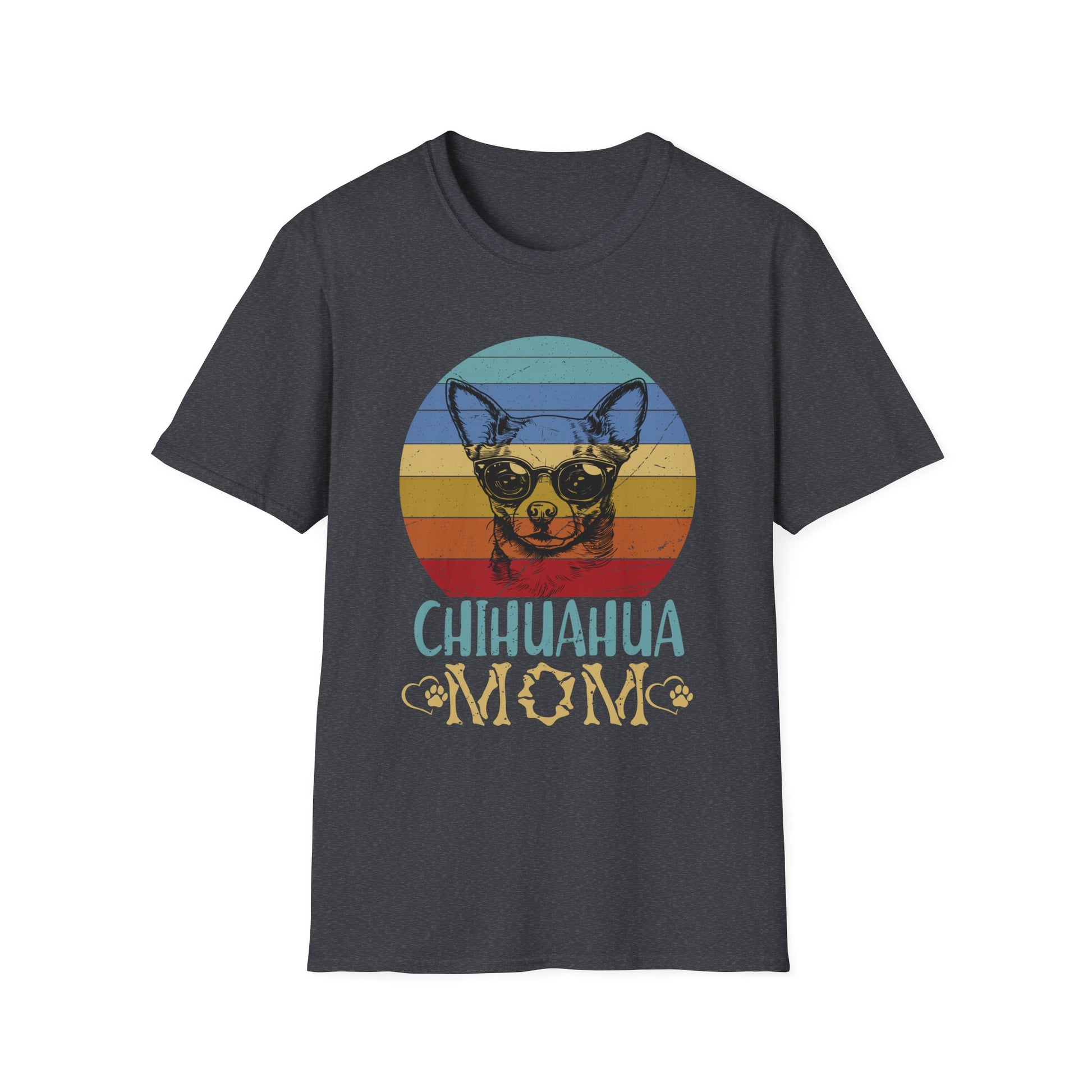 Vintage Chihuahua Mom Dog Lovers Mother's Day Unisex T-Shirt