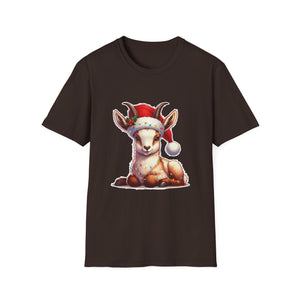 Christmas Baby Reindeer T-Shirt — Cute Santa Hat Holiday Tee