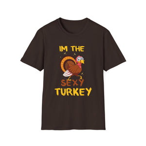Funny “I’m the Sexy Turkey” T-Shirt — Thanksgiving Humorous Graphic Tee  Unisex T-Shirt