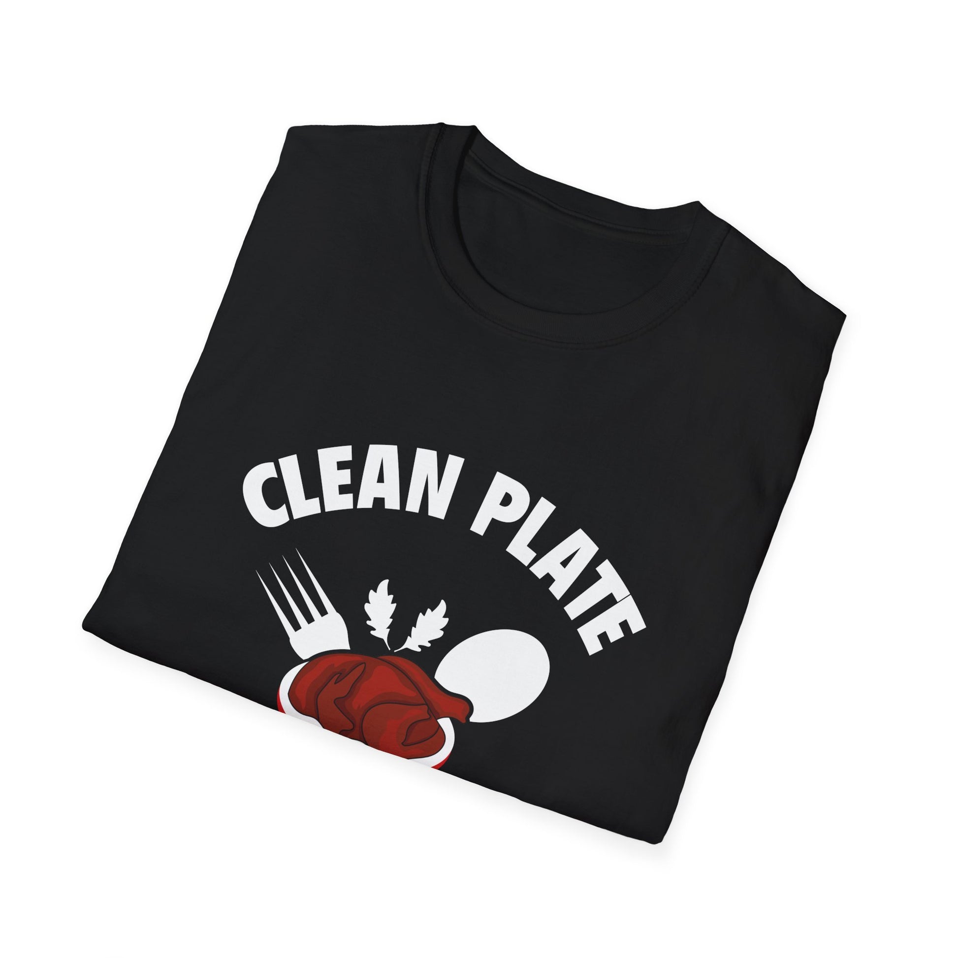 Clean Plate Club T-Shirt — Funny Eating & Foodie Tee  Unisex T-Shirt