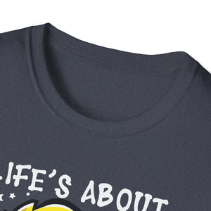 Life's About Goals Soccer Player Boys Kids Youth Unisex T-Shirt