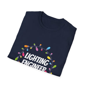 Lighting Engineer T-Shirt — Festive Holiday Lights Graphic Tee
