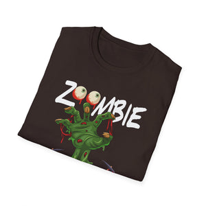 Zombie Hunter T-Shirt – Funny Halloween Graphic Tee with Cartoon Zombie