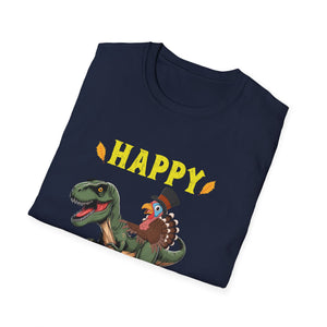 Happy Trexgiving T-Shirt – Funny Thanksgiving Dinosaur Tee