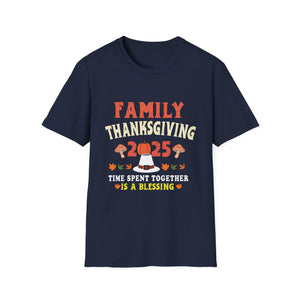 Family Thanksgiving 2025 Thanksgiving Crew Matching holiday  Unisex T-Shirt