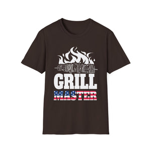 Grill Master T‑Shirt — Patriotic BBQ Grillmaster Tee