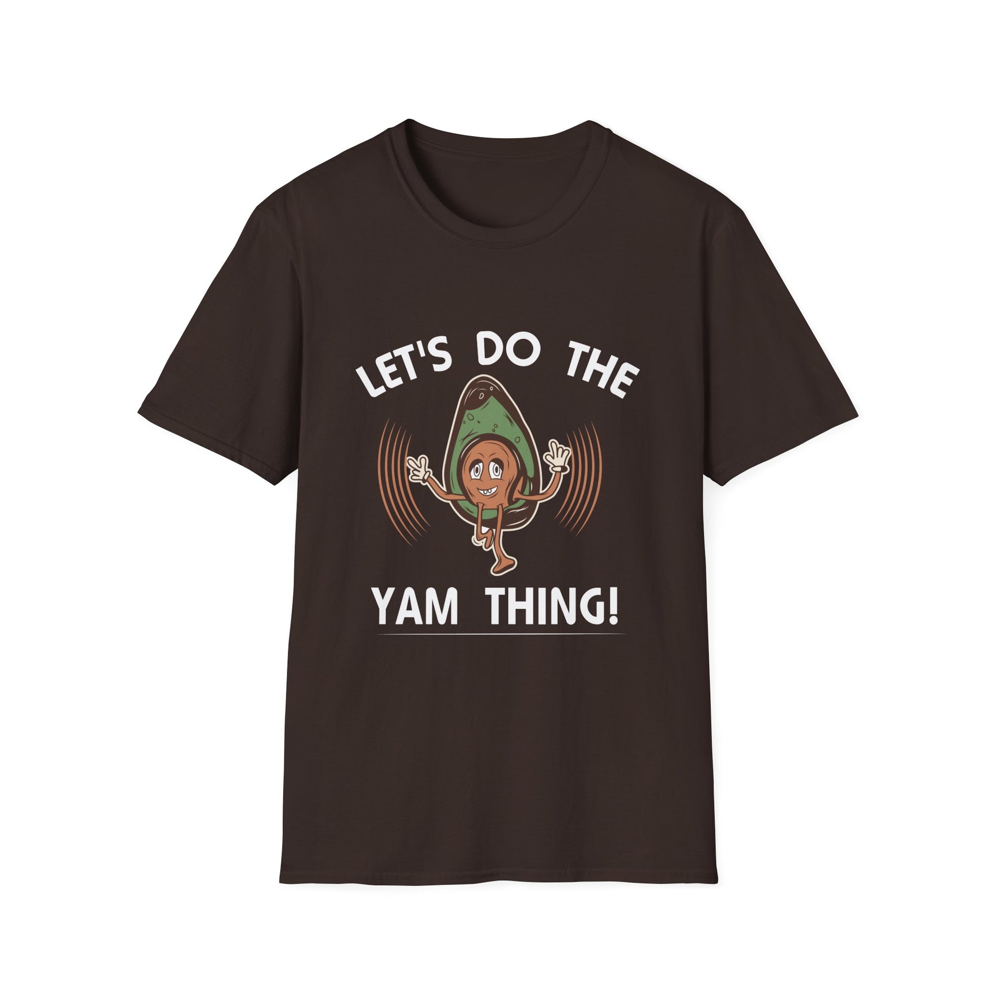 Let’s Do The Yam Thing! T-Shirt — Funny Avocado/Yam Fitness Tee