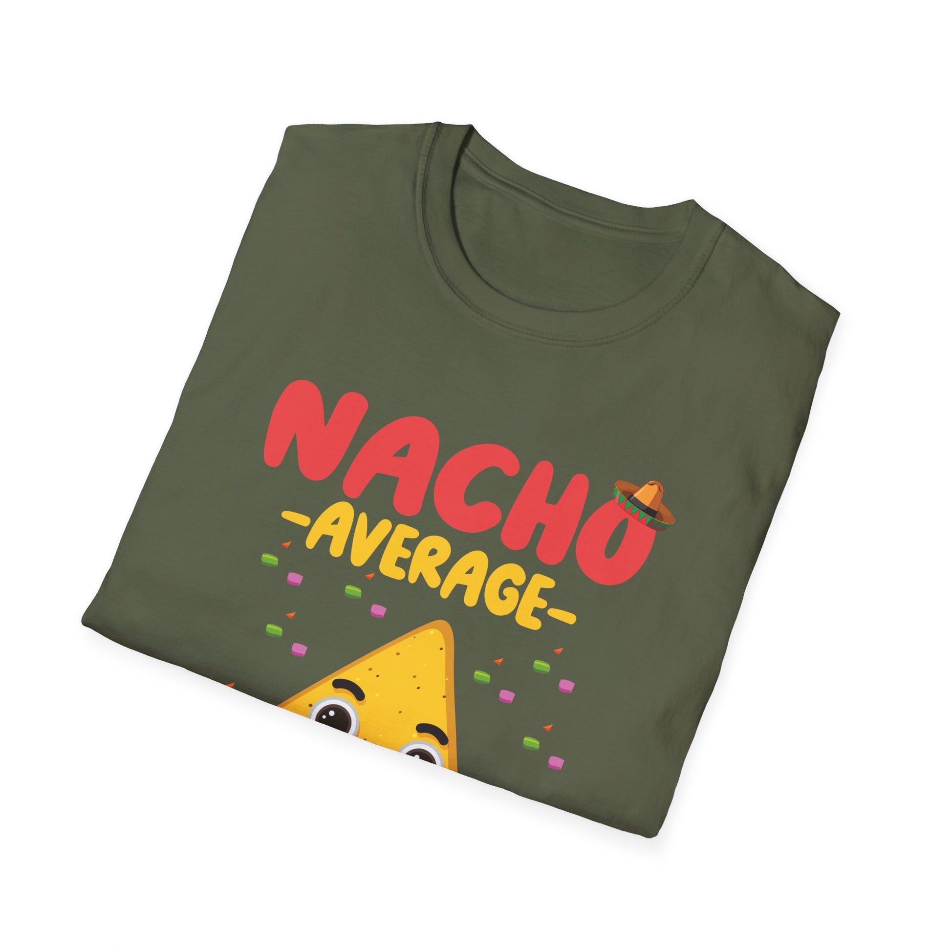 Nacho Average Papi T-Shirt — Funny Nacho Dad Fathers Day Tee