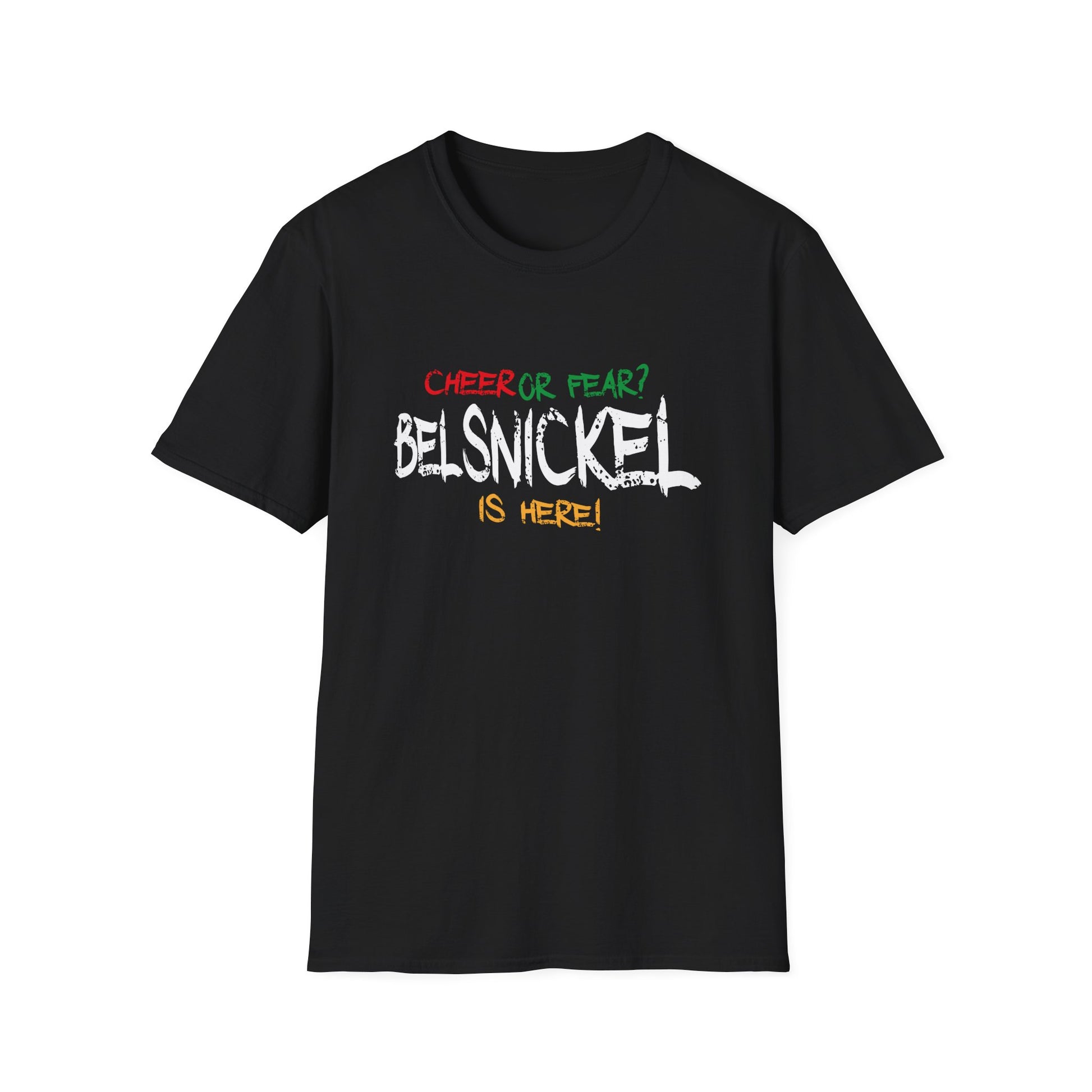 Belsnickel Christmas Cheer or Fear Belsnickel Is Here Xmas Unisex T-Shirt