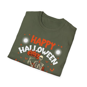 Happy Halloween And Yes It's My Birthday Unisex Softstyle T-Shirt