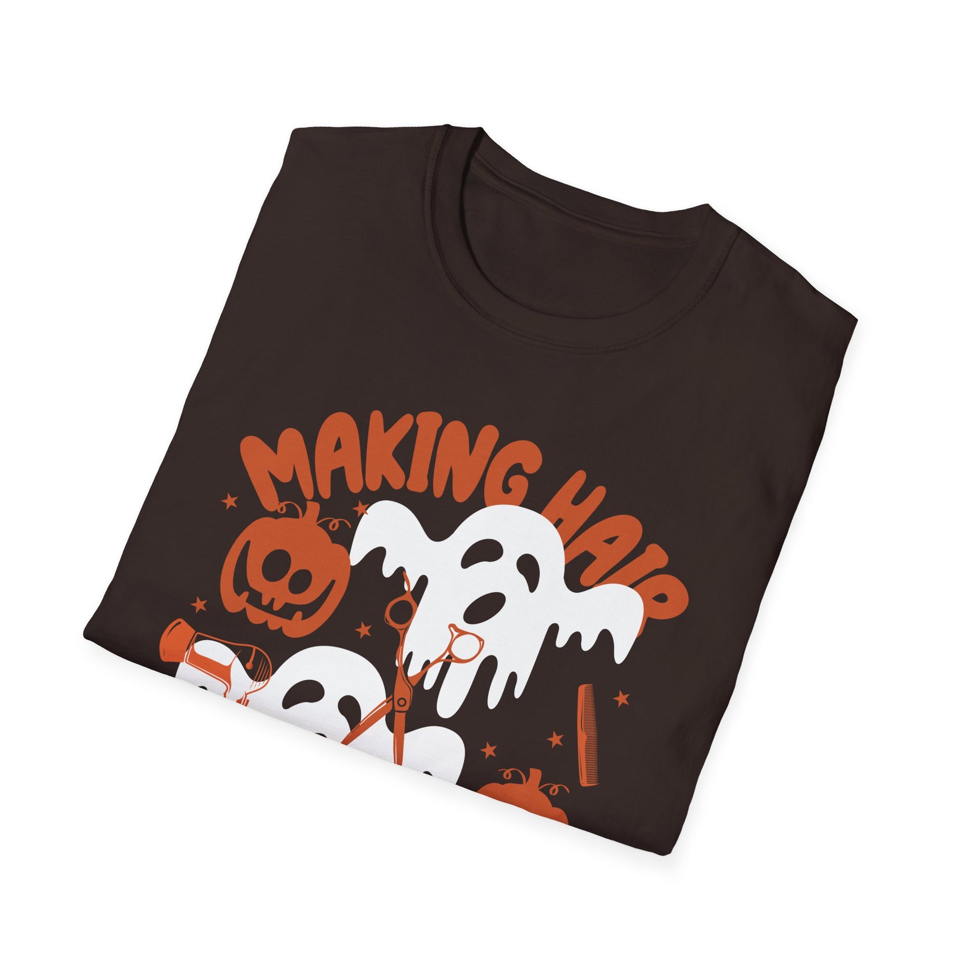 Making Hair Bootiful Tee — Cute Halloween Ghosts & Pumpkins T-Shirt