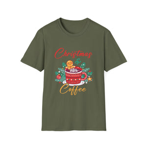 Christmas And Coffee Gingerbread Christmas Unisex T-Shirt