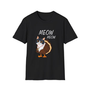 Cute Cat Meow Unisex Softstyle T-Shirt