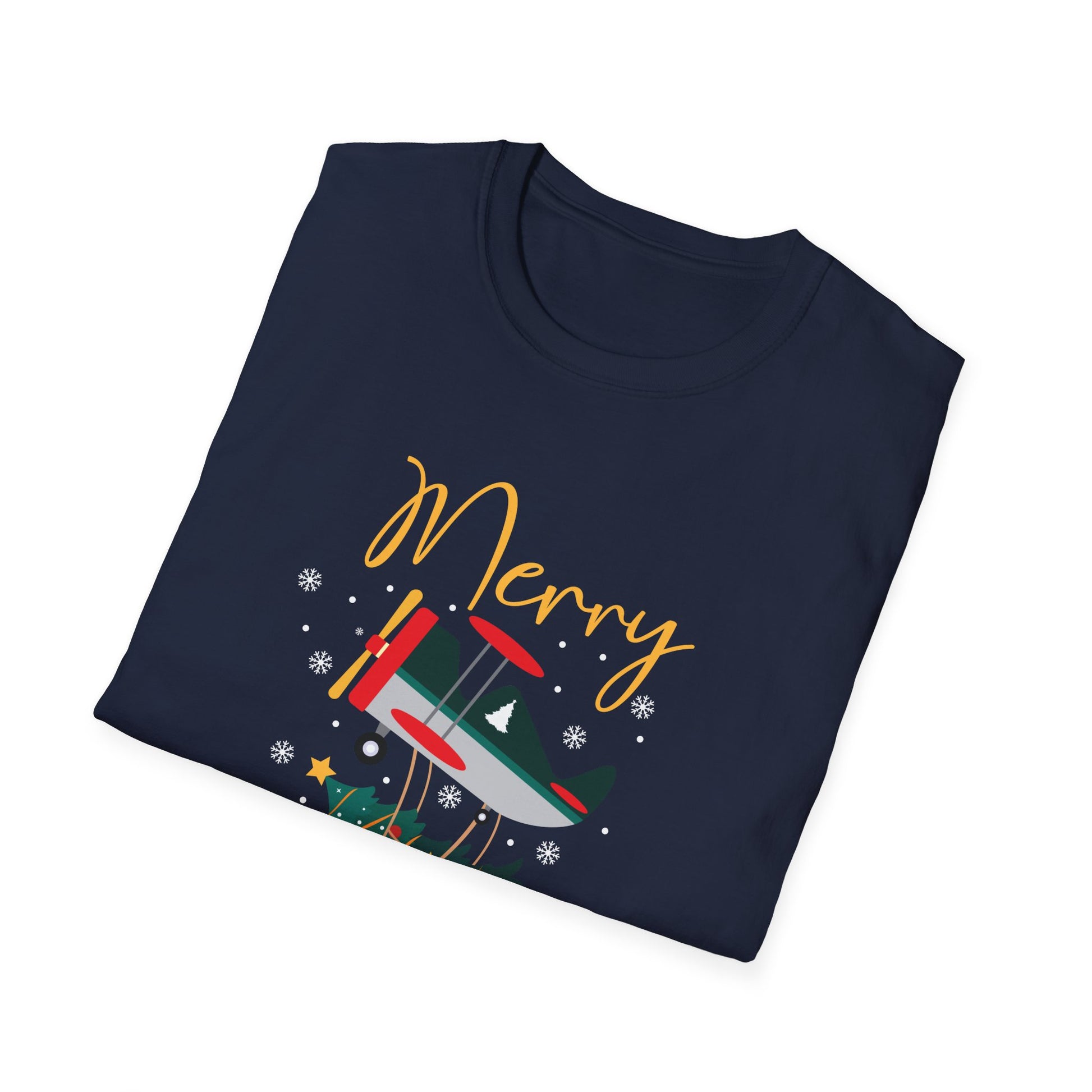 Christmas Merry Snowmobile T-Shirt