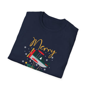 Christmas Merry Snowmobile T-Shirt