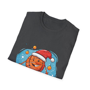 Christmas Basketball Snowman Shirt Basketball Christmas Unisex T-Shirt