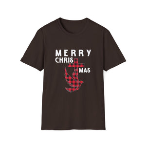 Christmas Plaid Dove T-Shirt — 