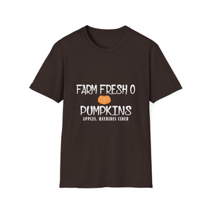 Farm Fresh Pumpkins T-Shirt — Pumpkin Patch, Apples & Hayrides Fall Tee
