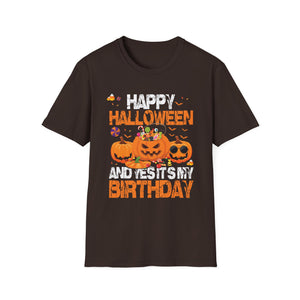 Halloween Birthday T-Shirt — 