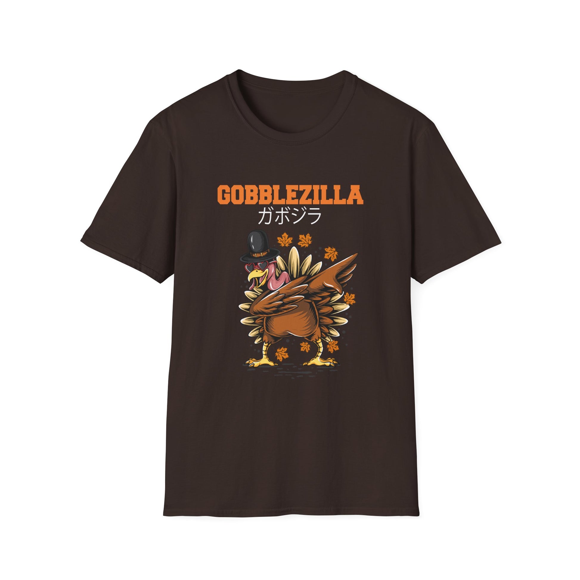 Gobblezilla Turkey T-Shirt — Funny Thanksgiving Graphic Tee  Unisex T-Shirt