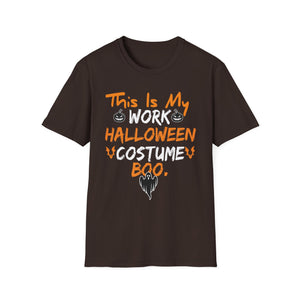 Halloween Work Costume T-Shirt – “This Is My Work Halloween Costume Boo”