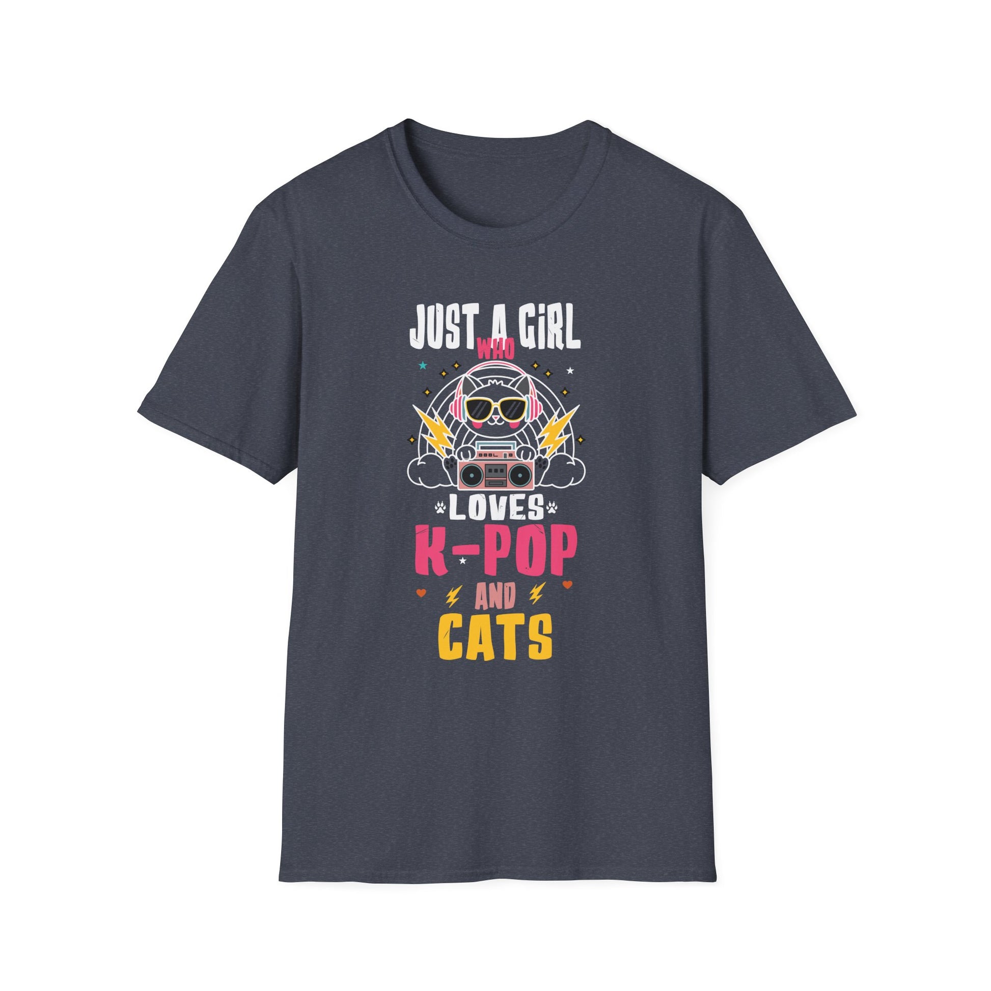 Just A Girl Who Loves Anime And K-Pop African American Afro Unisex T-Shirt