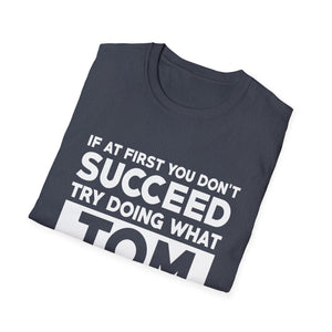 TOM Gift Name Personalized Birthday Funny Christmas Joke T-Shirt