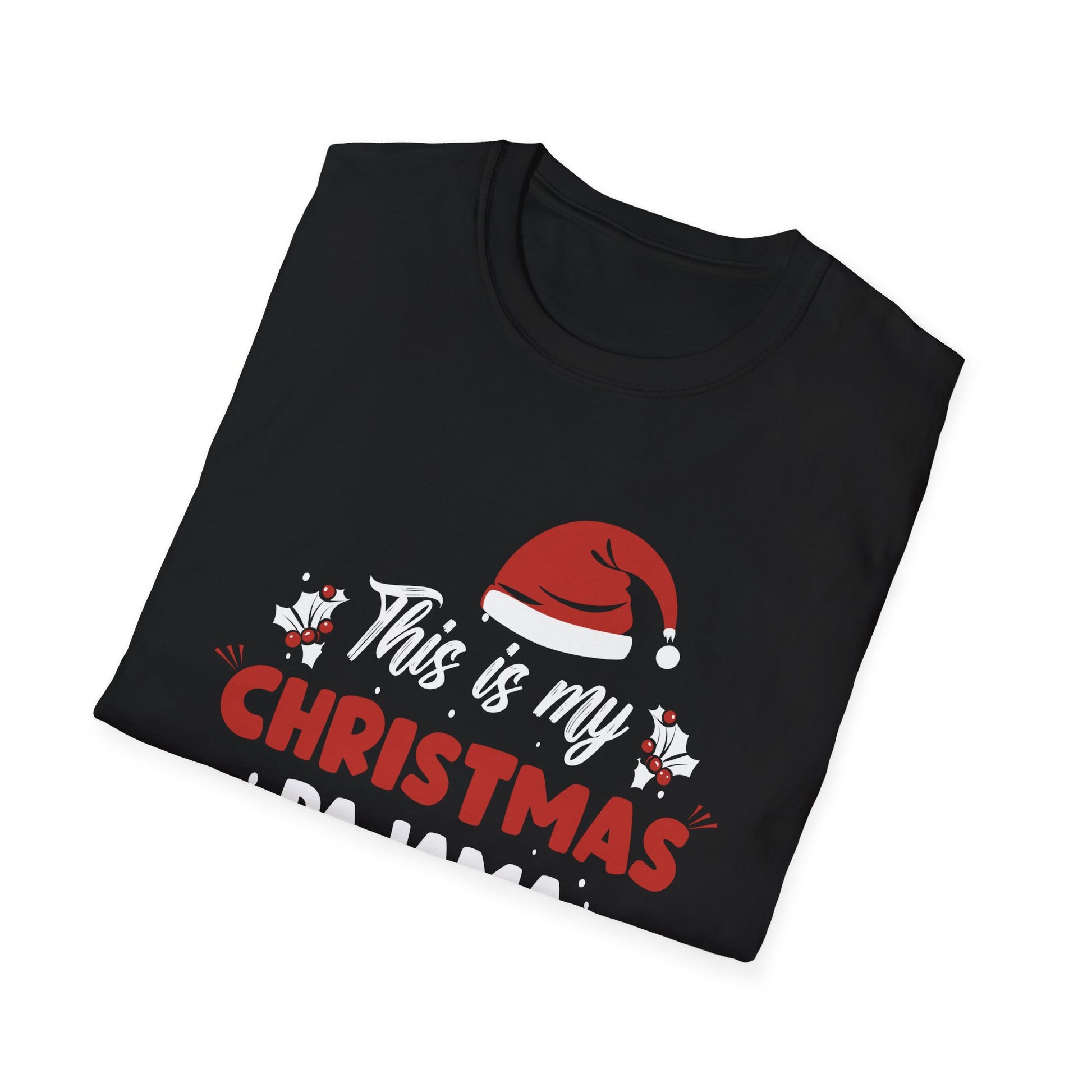 Christmas Pajama Shirt T-Shirt – “This Is My Christmas Pajama Shirt” Holiday Tee