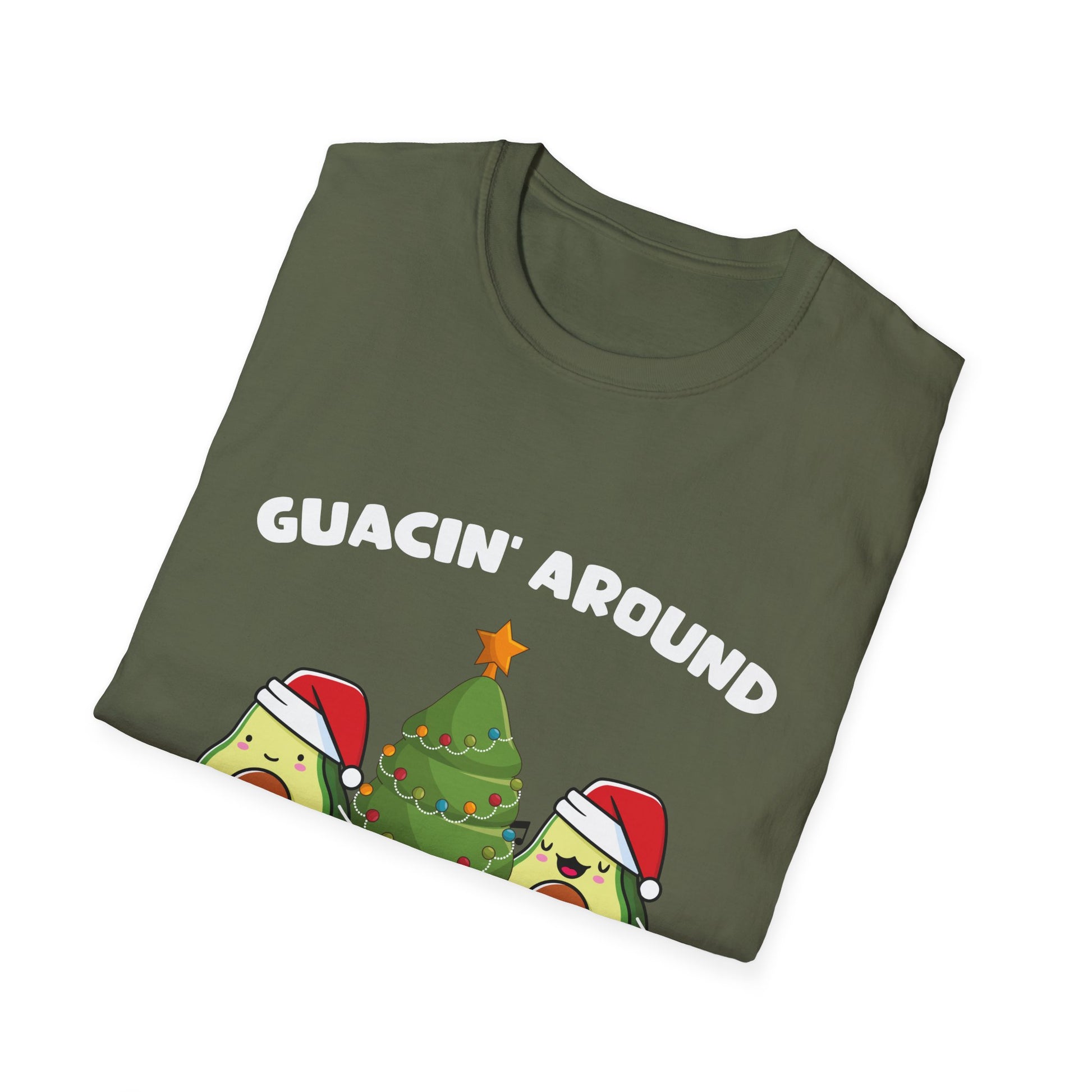 Guacin' Around the Christmas Tree T-Shirt — Funny Avocado Holiday Tee