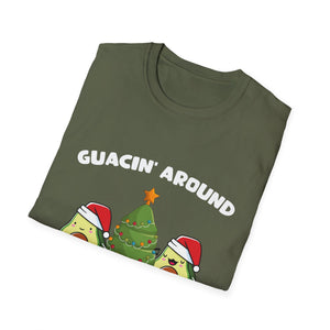 Guacin' Around the Christmas Tree T-Shirt — Funny Avocado Holiday Tee